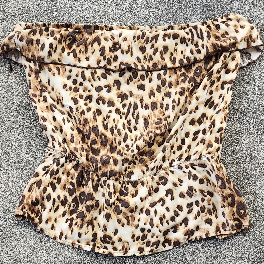 Hot Tempered Cheetah Tube Top Size Medium